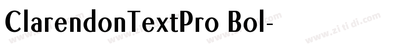 ClarendonTextPro Bol字体转换